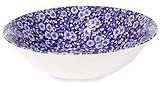 Queen’s China Blue Calico Cereal Bowl, 5 3/4 Inch