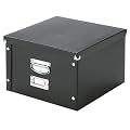 Leitz 60610095 Archivschachtel Snap'n'Store mittel, Hartpappe, schwarz