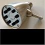 Zoe Satin Nickel Giessdorf 8 Jet Adjustable Spray Shower Head