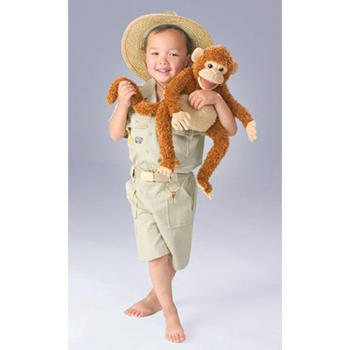 Plush Long-legged Monkey Puppet