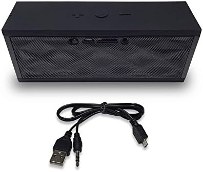 Velesse Cube Ultra-Portable Wireless Bluetooth Speaker with Built-In Mic - Powerful Sound with Built In Microphone for Hands-Free Calling - iPhone, iPod, Android, Samsung, Sony, Smart Phones, MP3 Players - Top Quality Stereo Sound - Perfect for Indoor and Outdoor Use