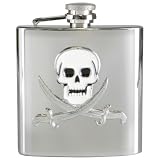 Pirate With Swords Flask