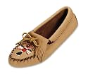 MinneTonka Women's DeerSkin Thunderbird Softsole Moccasin