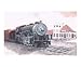 Waxahachie Train Station (Nay co.) Places Giclee Poster Print by Evelyn Peterson, 24x20