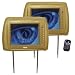 Complete Tan Vinyl Headrest w/Built-In 7'' TFT-LCD Monitor