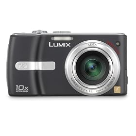 Panasonic Lumix DMC-TZ1K 5MP Compact Digital Camera with 10x Optical Image Stabilized Zoom...
