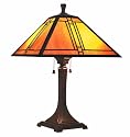 Tiffany Style Estate Table Lamp - Antique Bronze