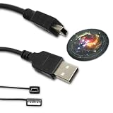 PRO SERIES Equivalent CANON USB 2.0 male to mini B 5-pin male FC-400PCU / IFC-300PCU Interface Cable for Select Powershot A / G / S Series Cameras ** Includes Mousepad