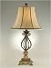 Dale Tiffany RT70329 Pascal One Light Table Lamp in Classic Gold