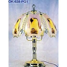 Penguins 3-Way Touch Lamp ET-PQN Select Base Finish: Pewter from Lava Lamps