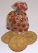 Gourmet Food : Scott's Cakes 1/2 lb. Peanut Butter Cookies in a Pumpkin Bag