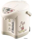ZOJIRUSHI ミッキー マイコン沸とう電動ポット アイボリー CD-JV22D-ELの画像