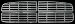 Bully Imposter Series Chromed ABS Grille Insert Imposter Grille Insert Dodge Ram 2003 to 2004 2500/3500