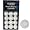 Plastic practice balls - solid (12 ct)