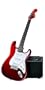 Fender Starcaster Electric Guitar Pack with Amp and Accessories, Candy Apple Red