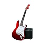 Fender Starcaster Electric Guitar Pack with Amp and Accessories, Candy Apple Red