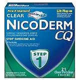 NicoDerm CQ 21 mg STEP 1 - 3 Week Kit - 21 Clear Nicotine Patches