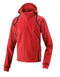 ERIMA Kinder Softshell Tec Jacke Active Wear, rot/schwarz, 152, 906005