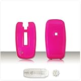 PCMICROSTORE Brand Kyocera Cyclops K312 K325 Solid Magenta Snap-On Crystal Case Cover with Removable Belt Clip