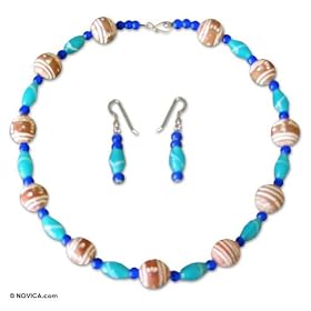 Jewelry set, 'African Song' 0.4