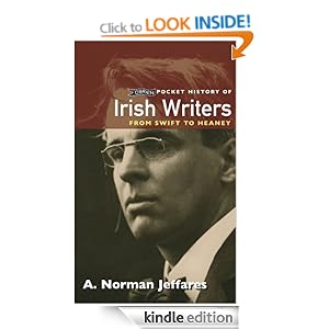 O'Brien Pocket History of Irish Writers (Pocket Books) A. Norman Jeffares and Jeffares A. Norman