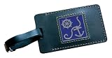 Anchor Leather Luggage Tag