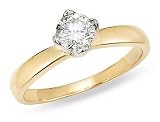 14k Gold 1ct TDW Diamond Solitaire Engagement Ring (G-H, SI2-I1)