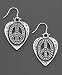 Lucky Brand Guitar Pick Peace Earrings