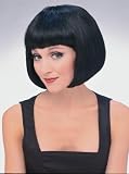 NEW Sexy Wigs Short Black Bob Cute Adult Snow White Wig Flapper 20s 1920s Bangs Goth