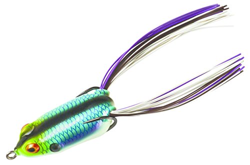 Booyah BYPC2-908 Pad Crasher Junior, 2-Inch, 1/4-Ounce, Aqua Frog