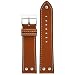 Pilot Watch Band with Rivets Tan Color 24mm Tech Swiss
