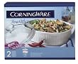 CorningWare 2-1/2-Quart Oval Casserole Dish with Glass Lid