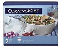 CorningWare 2-1/2-Quart Oval Casserole Dish with Glass Lid