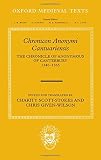 Chronicon anonymi Cantuariensis = The Chronicle of Anonymous of Canterbury, 1346-1365