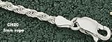 2MM Rope Chain 20 Necklace - Sterling Silver Jewelry