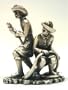 Two Firemen Holding the Line Figurine