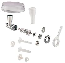 Kenwood A950 mincer No. 8 size with sausage maker & kebbe maker adaptor attachment for kenwood chef