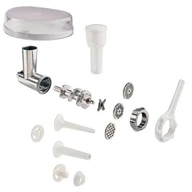 Kenwood A950 mincer No. 8 size with sausage maker & kebbe maker adaptor attachment for kenwood chef