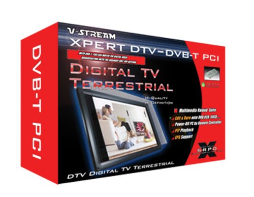 Childrens Toyshop  Electronics : V-Stream Xpert DTV-DVB-T PCI  Digital TV Terrestrial with Remote Control