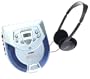 Casio PZ4000B Blue Portable CD Player with Car Kit and 40-Second Anti-Shock