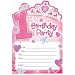1st Birthday Princess Postcard Invitations (20 count)