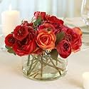 Amorous Roses Silk Flower Arrangement