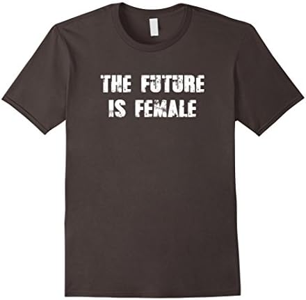 Men's The Future Is Female Shirt - Girl Power Feminist T-Shirt XL Asphalt
