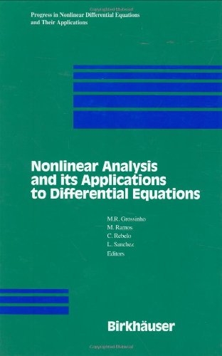 Nonlinear analysis and its applications to differential equationsの表紙