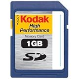 Kodak KHSD1GBDVD 1 GB High Performance Secure Digital Memory Card (Retail Package)