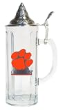 41BXXEytBiL. SL160  Clemson 20oz Tall Lidded Stein