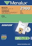 Produkt-Bild: Menalux 2900 / Duraflow / 4 Staubbeutel / f&uuml;r Bosch/Siemens BBS/BBZ, VS20/VS90000