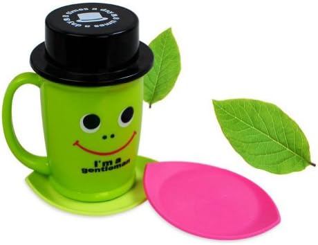 Gracelife Silicone Lovely Leaf Shape Cup Coaster Creative Rubber Cup Coaster, Set of 4 (Rose red)