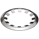 Self-Locking External Retaining Ring, Tapered Section, Axial Assembly, 15-7 PH Stainless Steel, Passivated Finish,5/8" Shaft Diameter, 0.015" Thick, Made in US (Pack of 5)