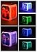 Minion Alarm Clock with Changing Colors Cute Cartoon LED Clock Students Clock New Year Gift 2016-c